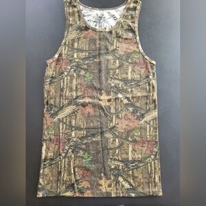 Womens camo tank top M